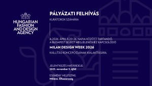 A 2026-os Milan Design Week magyar megjelenéséhez keres kurátort az MDDÜ A 2026-os Milan Design Week magyar megjelenéséhez keres kurátort az MDDÜ